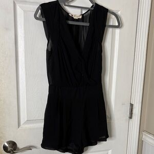 One Clothing Black Striped Top